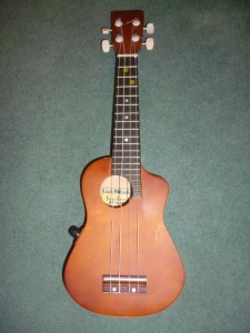 My own electro acoustic ukulele!